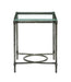 Bernhardt Interiors Palmer Metal End Table in Blackened Gray image