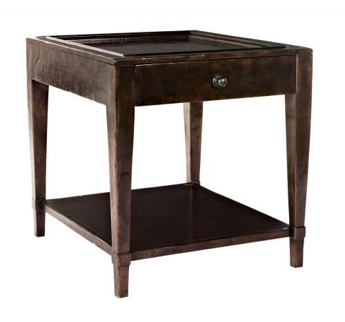 Bernhardt Vintage Patina Square End Table in Molasses 322-112B image