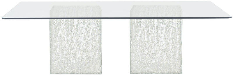 Bernhardt Interiors Arctic Rectangular Dining Table in Clear 3261050-773 - Furniture City (CA)l