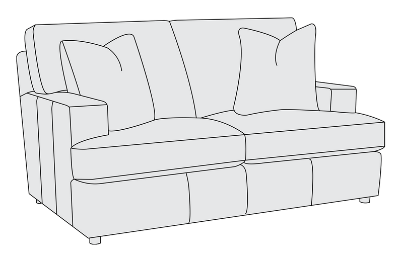 Bernhardt Upholstery Winslow Loveseat in Leather 3415L - Furniture City (CA)l