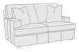 Bernhardt Upholstery Winslow Loveseat in Leather 3415L image