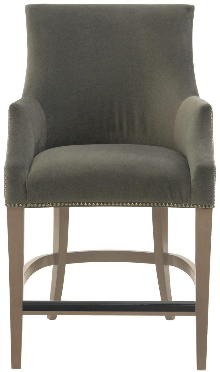Bernhardt Interiors Keeley Counter Stool in Smoke 348587A - Furniture City (CA)l