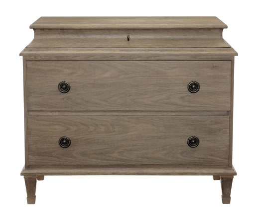 Bernhardt Auberge 3-Drawer Chest in Weathered Oak 351-033A image