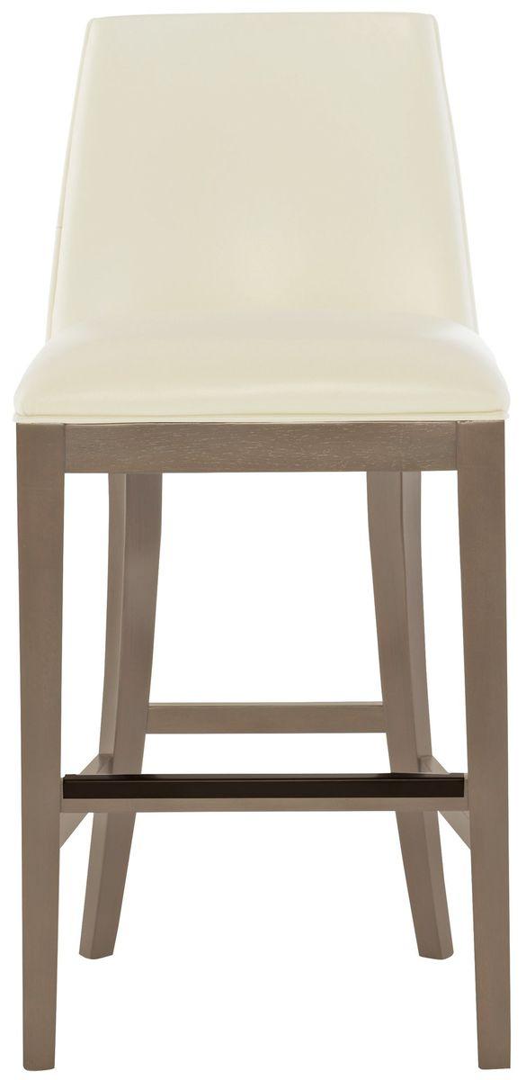 Bernhardt Interiors Bailey Leather Counter Stool in Smoke 35383AL - Furniture City (CA)l