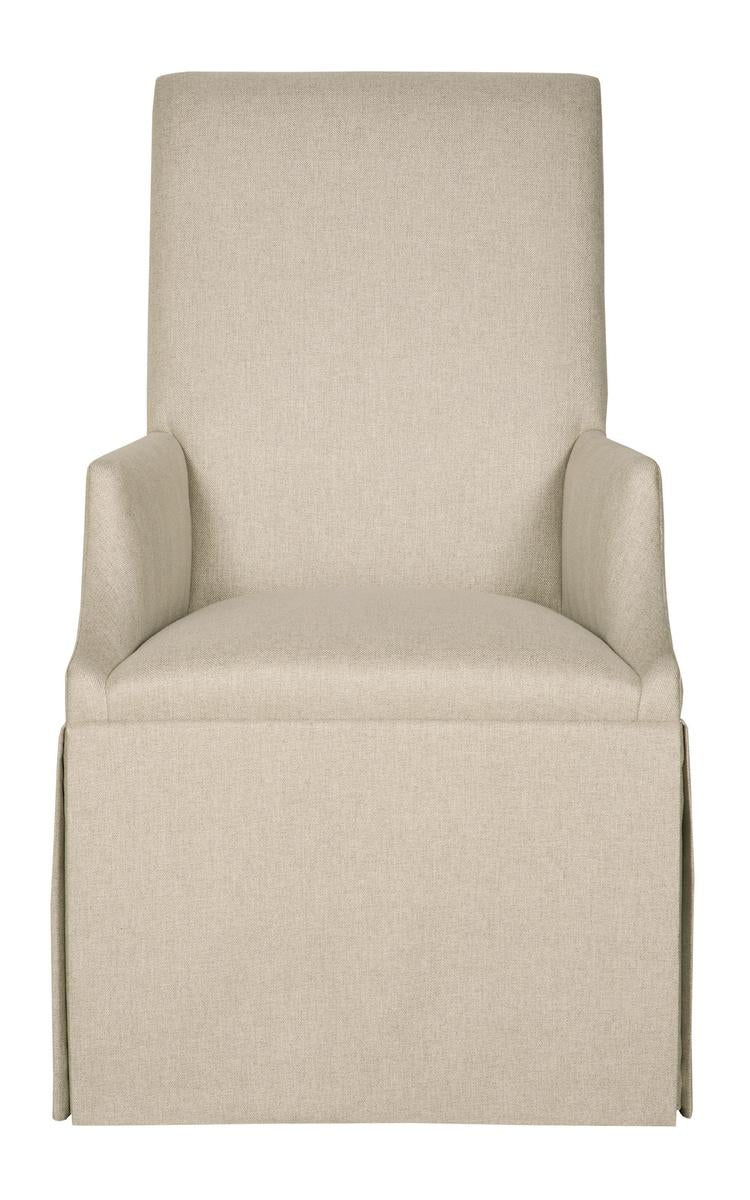 Bernhardt Interiors Tessa Skirted Arm Chair (Set of 2) in Cocoa 353-504 - Furniture City (CA)l