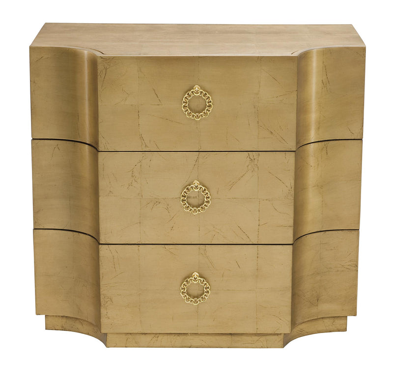 Bernhardt Jet Set Chest in Gold Leaf 356-115G - Furniture City (CA)l