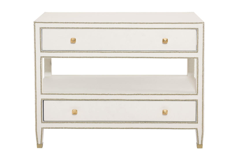 Bernhardt Jet Set Bachelor's Chest in White 356-230 - Furniture City (CA)l