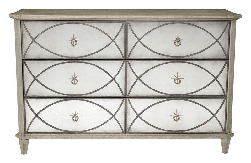 Bernhardt Marquesa 6-Drawer Dresser in Gray Cashmere 359-044N - Furniture City (CA)l
