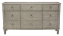 Bernhardt Marquesa 9-Drawer Dresser in Gray Cashmere Finish 359-052 image