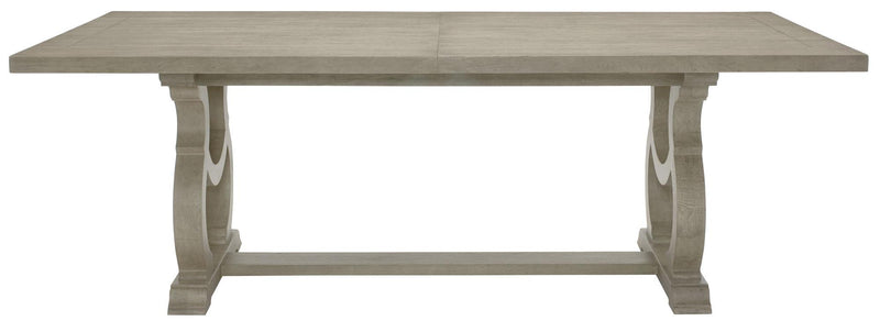 Bernhardt Marquesa Extendable Rectangular Dining Table in Gray Cashmere Finish 359-226 - Furniture City (CA)l