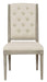 Bernhardt Marquesa Side Chair in Gray Cashmere Finish 359-541 (Set of 2) image