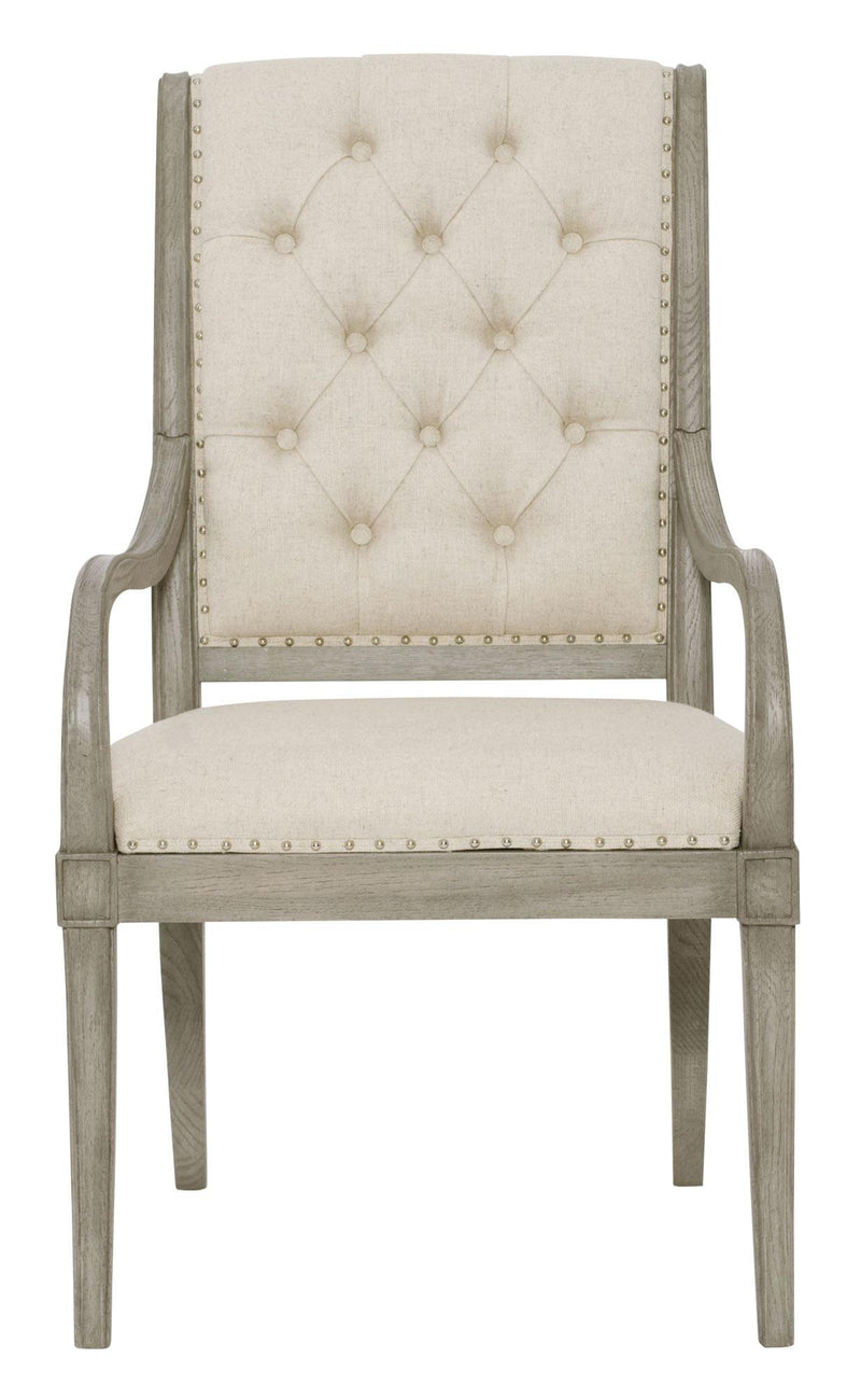 Bernhardt Marquesa Arm Chair in Gray Cashmere Finish 359-542 (Set of 2) - Furniture City (CA)l
