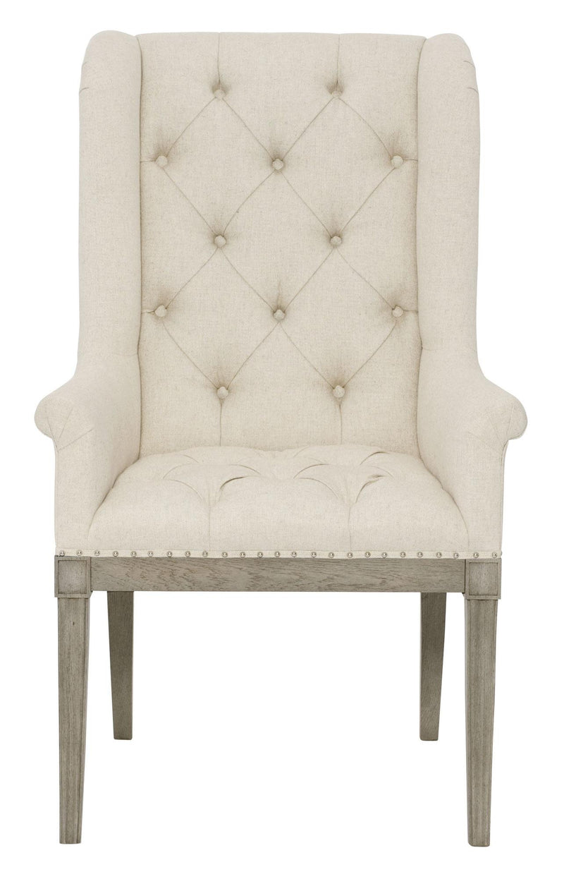 Bernhardt Marquesa Host Chair in Gray Cashmere Finish 359-548 (Set of 2) - Furniture City (CA)l
