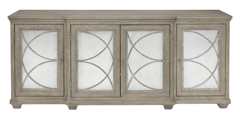 Bernhardt Marquesa Entertainment Console in Gray Cashmere Finish 359-860 - Furniture City (CA)l