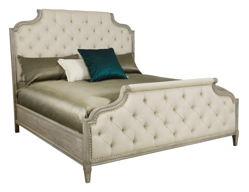 Bernhardt Marquesa King Upholstered Bed in Gray Cashmere Finish - Furniture City (CA)l