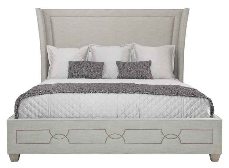 Bernhardt Criteria Queen Upholstered Panel Bed 363-HFR34 - Furniture City (CA)l