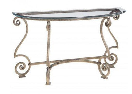 Bernhardt Solano Console Table in Aged Bronze 364-912/364-913 image