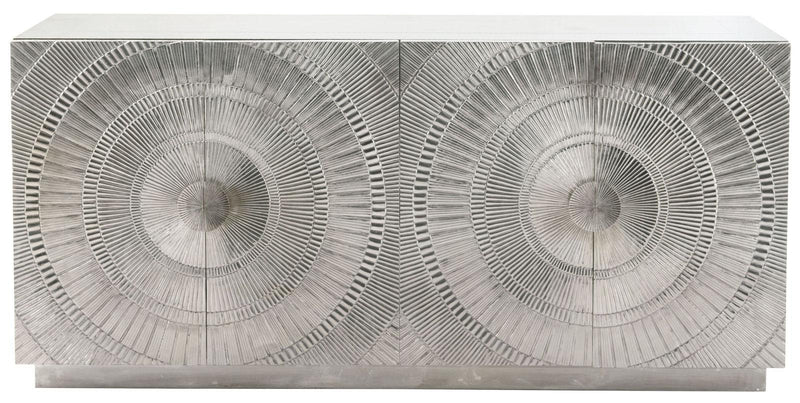 Bernhardt Interiors Barcelona Credenza in German Silver 366-133 - Furniture City (CA)l