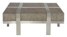 Bernhardt Interiors Leigh Cocktail Table in Rustic Gray 369-023 image