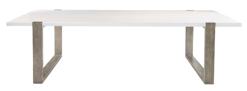 Bernhardt Interiors Hadleigh Dining Table in White Plaster 369-221 - Furniture City (CA)l