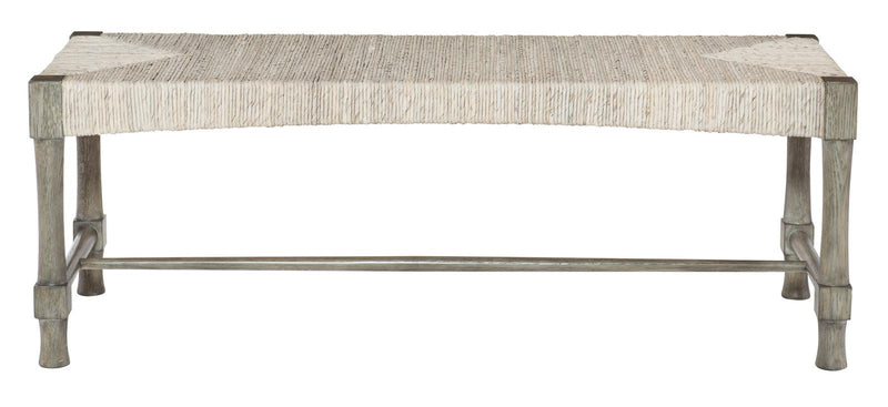 Bernhardt Interiors Palma Bench in Rustic Gray 369-508 - Furniture City (CA)l