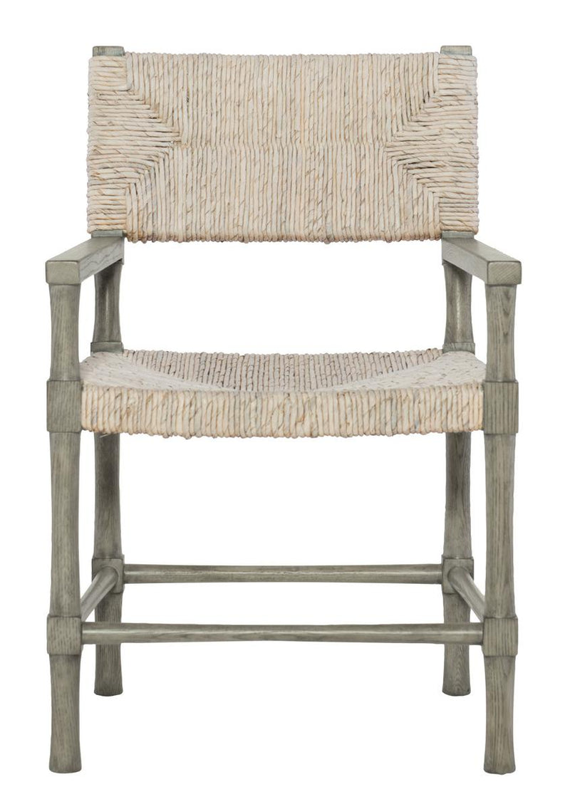 Bernhardt Interiors Palma Arm Chair (Set of 2) in Rustic Gray 369-544 - Furniture City (CA)l