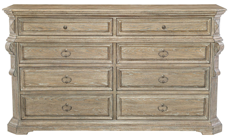 Bernhardt Campania 8 Drawer Dresser in Weathered Sand 370-042 - Furniture City (CA)l