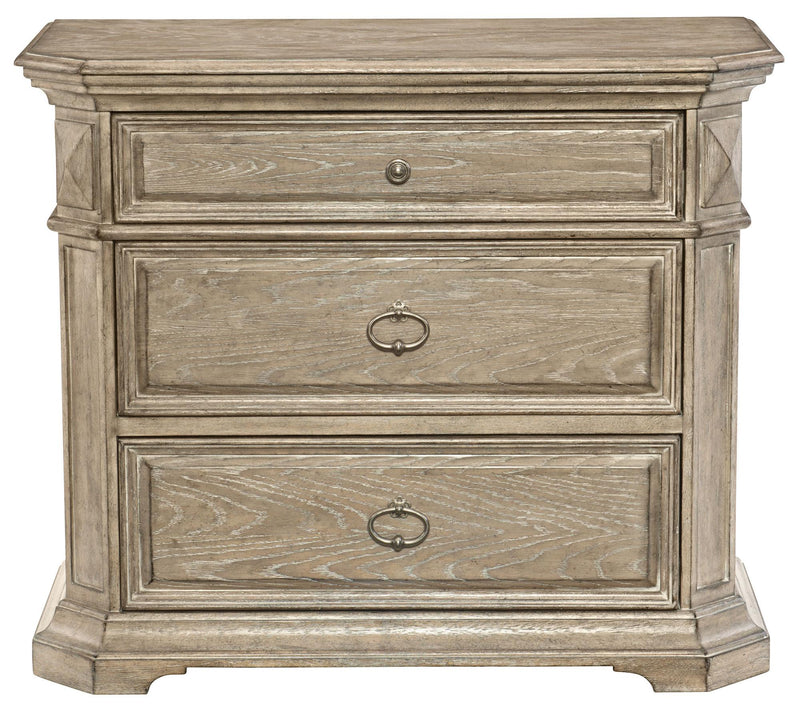 Bernhardt Campania 3 Drawer Bachelor's Chest in Weathered Sand 370-230 - Furniture City (CA)l