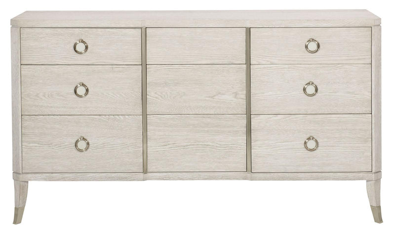 Bernhardt Domaine Blanc 9 Drawer Dresser in Dove White 374-052 - Furniture City (CA)l