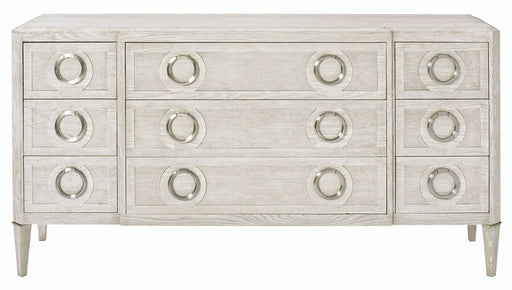Bernhardt Domaine Blanc 9 Drawer Dresser in Dove White 374-054 image