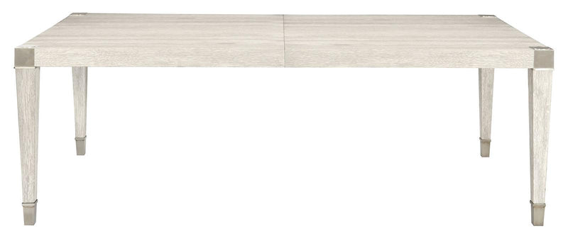 Bernhardt Domaine Blanc Leg Dining Table in Dove White 374-222 - Furniture City (CA)l