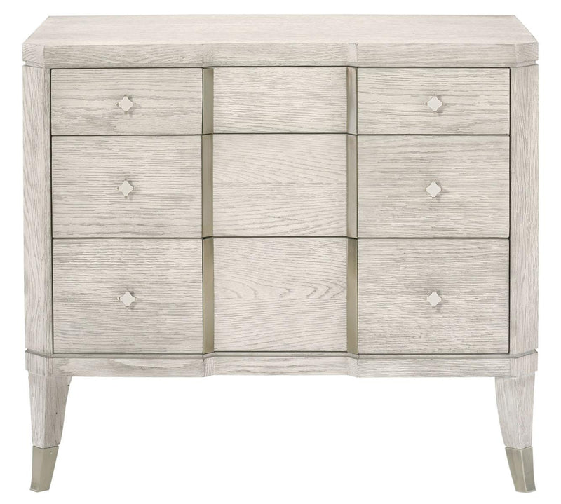 Bernhardt Domaine Blanc Bachelor's Chest in Dove White 374-229 - Furniture City (CA)l