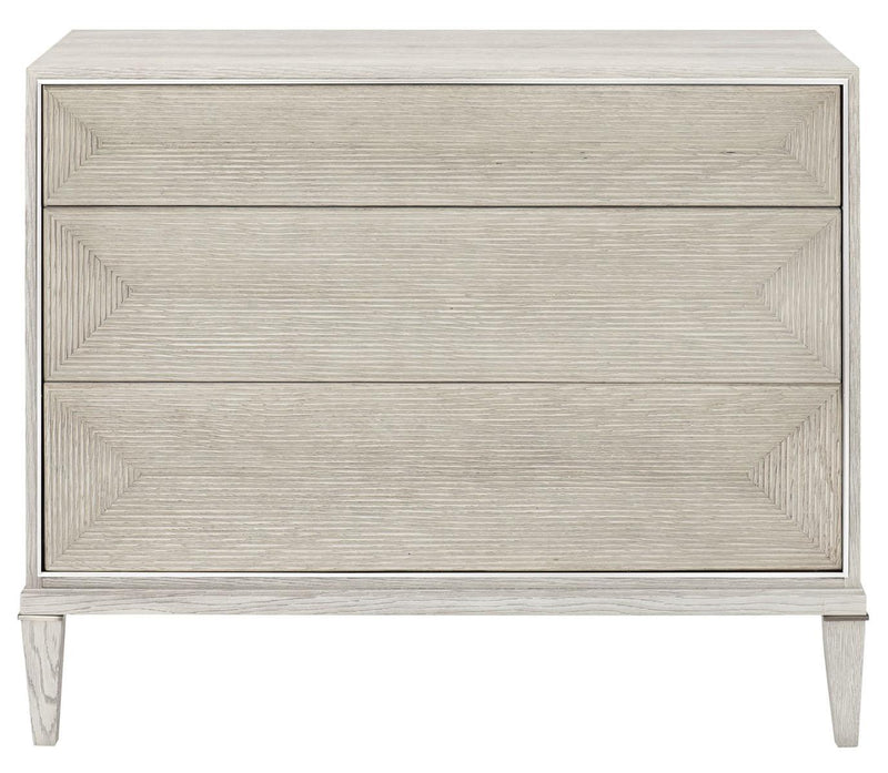 Bernhardt Domaine Blanc 3 Drawer Bachelor's Chest in Dove White 374-230 - Furniture City (CA)l