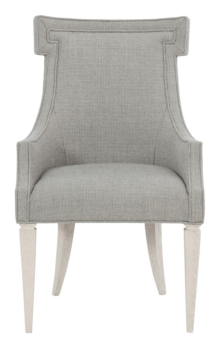 Bernhardt Domaine Blanc Arm Chair in Dove White 374-548 (Set of 2) - Furniture City (CA)l