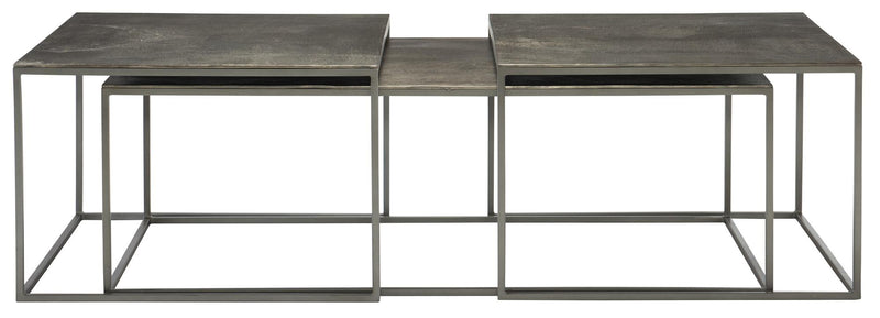 Bernhardt Interiors Eaton Nesting Cocktail Table in Graphite 375-005 - Furniture City (CA)l