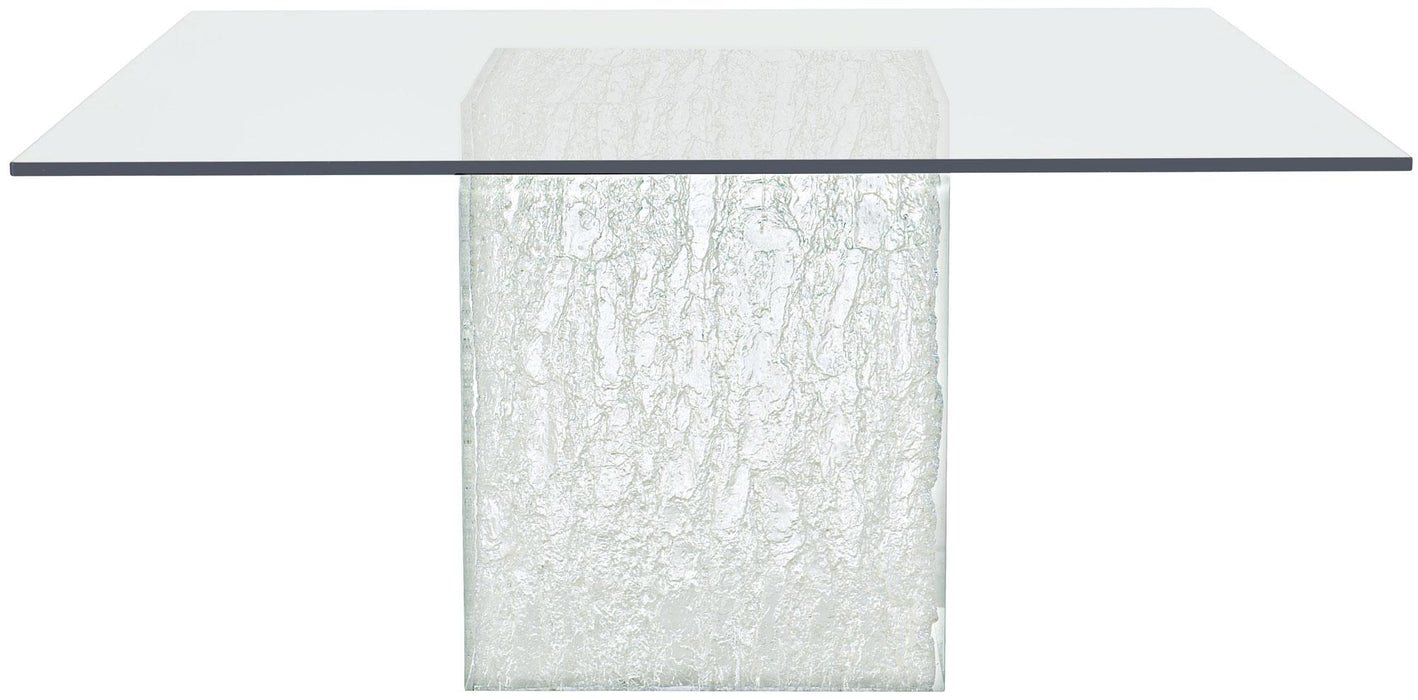 Bernhardt Interiors Arctic Square Dining Table in Clear 375773-6060 image