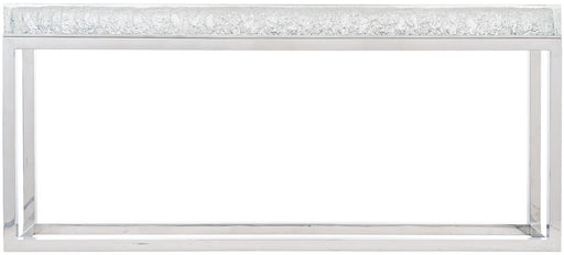 Interiors Arctic Console Table in Stainless Steel 375-903 - Furniture City (CA)l