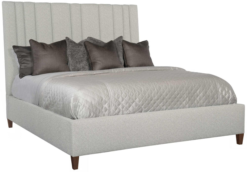 Bernhardt Interiors Modena Upholstered Queen Bed in Espresso - Furniture City (CA)l