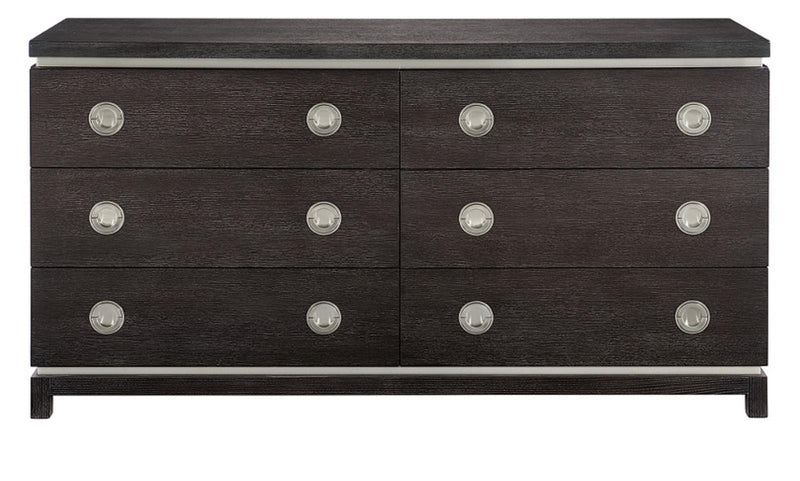Bernhardt Decorage Dresser in Cerused Mink/Silver Mist 380-051 - Furniture City (CA)l