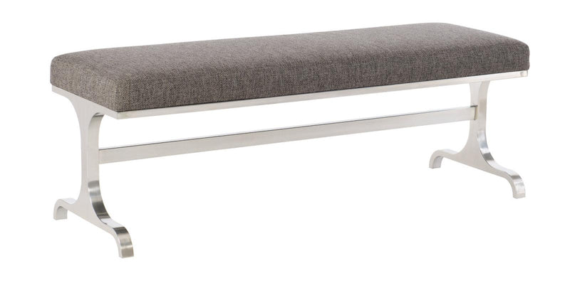 Bernhardt Decorage Bench in Silver Mist 380-509 - Furniture City (CA)l