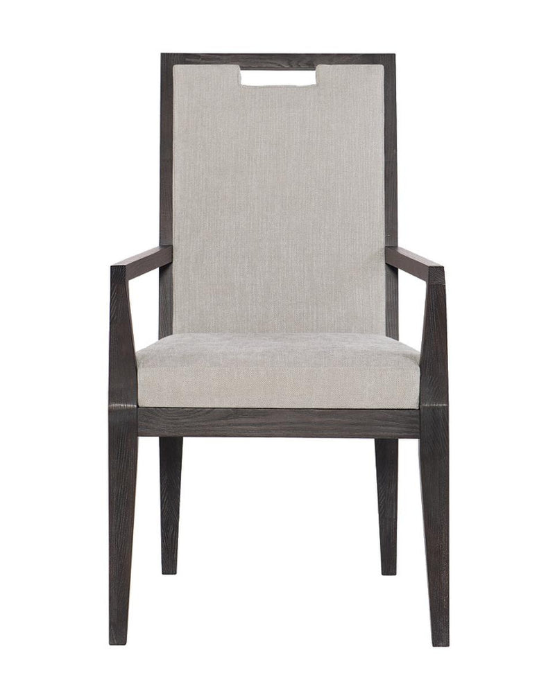 Bernhardt Decorage Arm Chair (Set of 2) in Cerused Mink 380-542 - Furniture City (CA)l