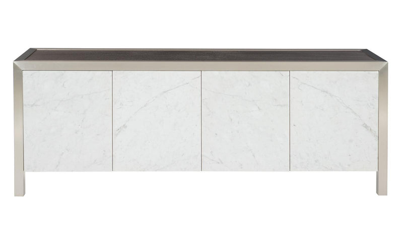 Bernhardt Decorage Entertainment Console in Cerused Mink 380-870 - Furniture City (CA)l