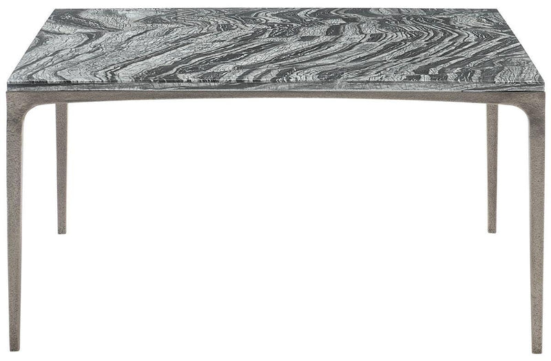 Interiors Strata Marble Cocktail Table in Graphite 382030