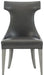 Bernhardt Interiors Tahlia Leather Side Chair in Weathered Greige 382541L image