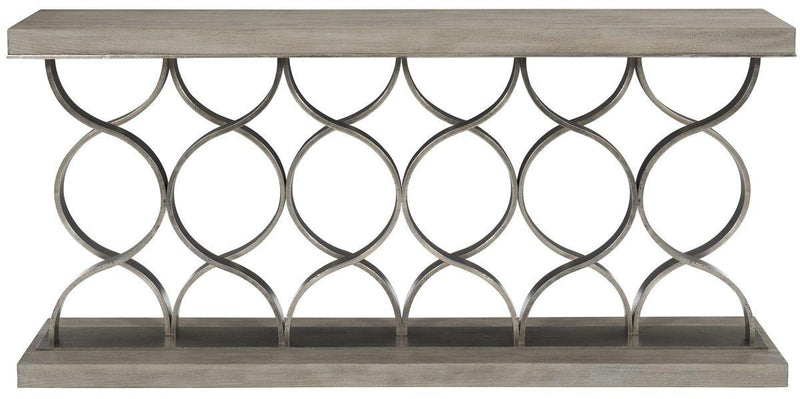 Bernhardt Interiors Camarillo Console Table in Weathered Greige 382913 - Furniture City (CA)l
