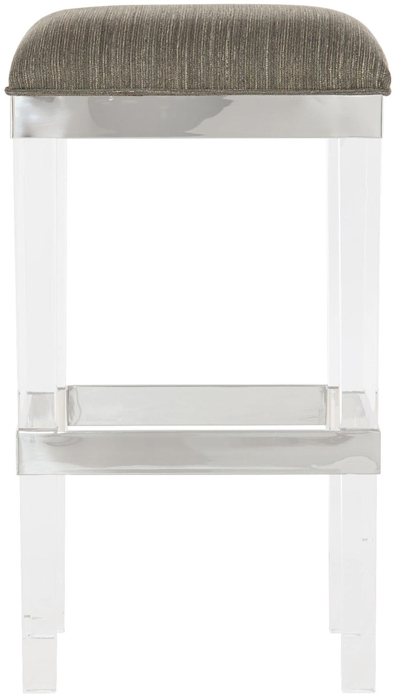 Bernhardt Interiors Tori Bar Stool in Stainless Steel 386582 - Furniture City (CA)l