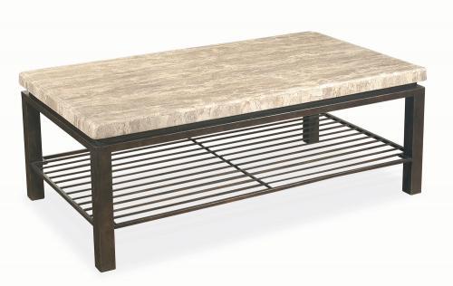 Bernhardt Tempo Rectangular Cocktail Table in Dark Brown 498-021 - Furniture City (CA)l