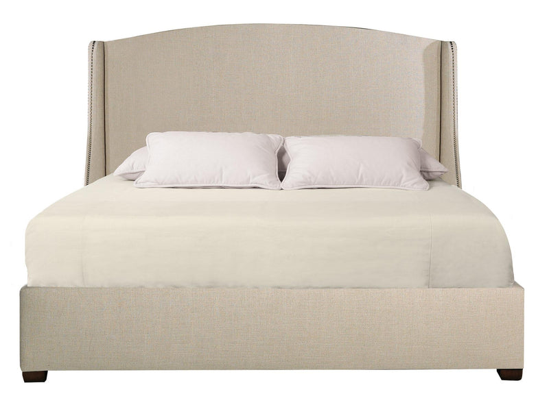 Bernhardt Interiors Cooper Wing California King Bed with Taller Headboard in Espresso - Furniture City (CA)l