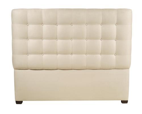 Bernhardt Interiors Avery Button-Tufted Queen Headboard w/Bed Frame in Espresso image