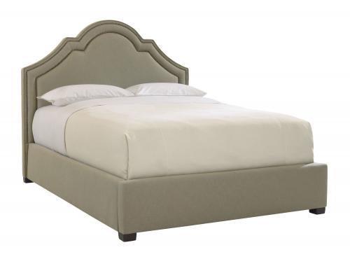 Bernhardt Interiors Madison Crown Top California King Bed in Espresso - Furniture City (CA)l